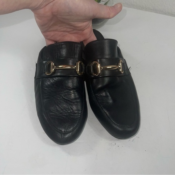 Steve Madden Kandi black leather loafer mules size 6 - Picture 2 of 9